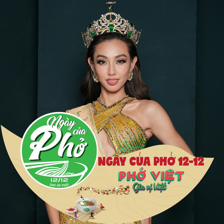 Hoa hậu Thùy Tiên đổi hình đại diện hưởng ứng Ngày của phở 12-12 - Ảnh 1.