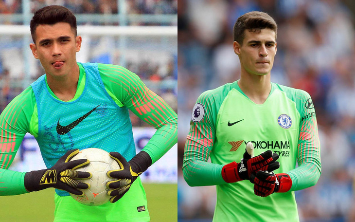 Bản sao Kepa của tuyển Indonesia đã xuất hiện để dự AFF Suzuki Cup 2020 - Ảnh 1.