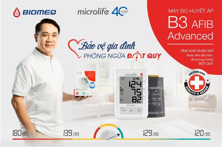 Bảo vệ gia đình phòng ngừa đột quỵ cùng Microlife - Ảnh 3.