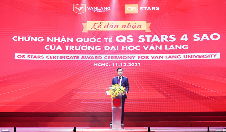 Đại học Văn Lang đạt chứng nhận QS Stars 4 sao ngay lần đầu kiểm định - Ảnh 3.