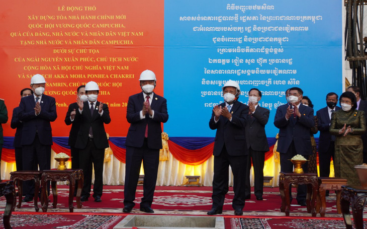 Việt Nam tặng Campuchia 25 triệu USD xây tòa nhà hành chính Quốc hội