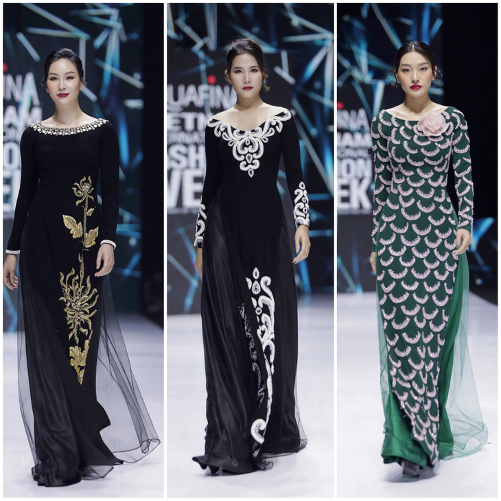 Nhà thiết kế Minh Châu thổi hơi thở hiện đại vào áo dài truyền thống - Ảnh 8.