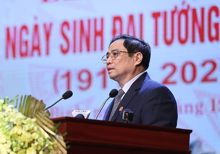 Thủ tướng Phạm Minh Chính về Quảng Bình dự kỷ niệm 110 năm ngày sinh Đại tướng Võ Nguyên Giáp - Ảnh 1.