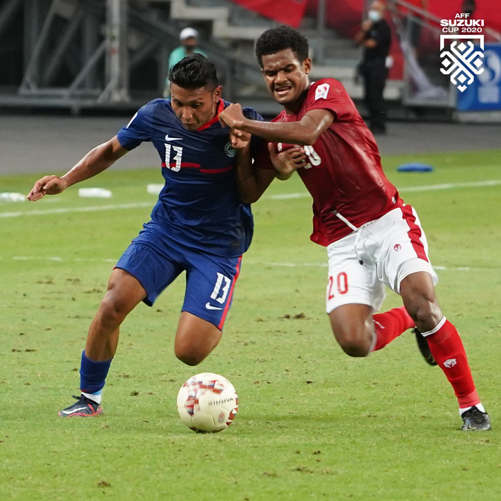 Đánh bại 8 người Singapore sau 120 phút, Indonesia vào chung kết AFF Cup 2020 - Ảnh 1.
