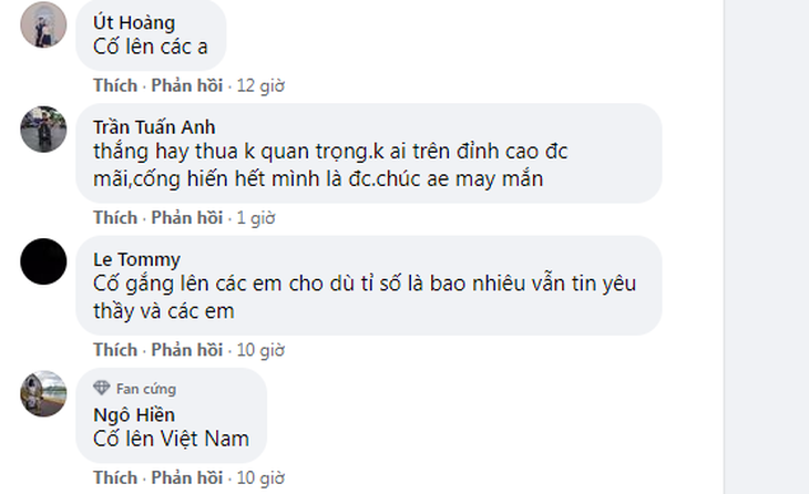 CĐV khích lệ tuyển Việt Nam: Đá hết mình là được, chúc anh em may mắn - Ảnh 2.