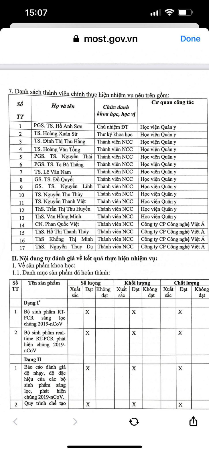 Bộ Khoa học - công nghệ: Kit xét nghiệm Việt Á được nhận gần 19 tỉ đồng kinh phí nghiên cứu - Ảnh 2.