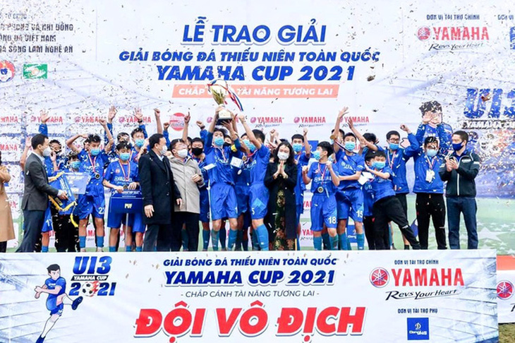 U13 PVF vô địch Giải bóng đá thiếu niên toàn quốc Yamaha Cup 2021 - Ảnh 2.
