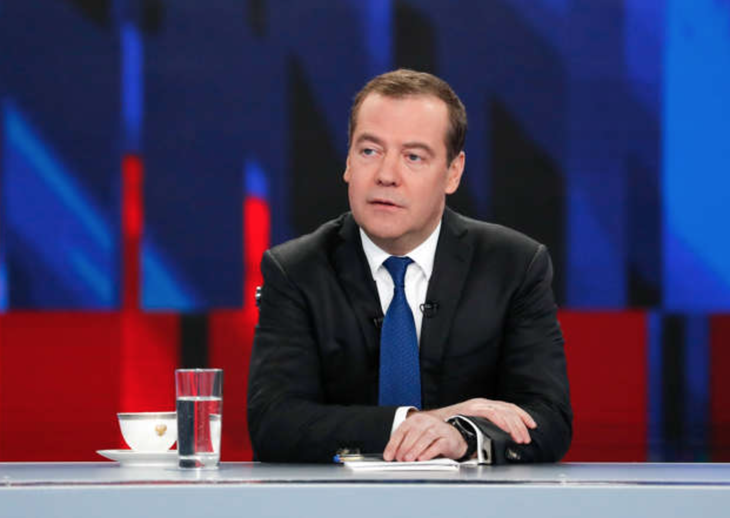 Ông Medvedev tái đắc cử chủ tịch Đảng Nước Nga thống nhất - Ảnh 1.