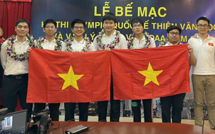 5 học sinh Việt Nam giành huy chương tại kỳ thi Olympic quốc tế về vật lý thiên văn