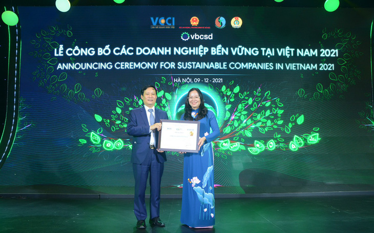 Traphaco vào Top 10 Doanh nghiệp bền vững Việt Nam 2021