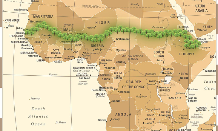 Cuộc chiến phủ lại rừng xanh - Kỳ 2: Chuyến thám hiểm của St. Barbe và vành đai xanh Sahara - Ảnh 3.