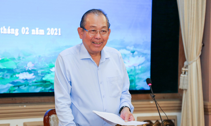 Phó thủ tướng Trương Hòa Bình chúc TP.HCM sớm thắng dịch COVID-19 - Ảnh 1.
