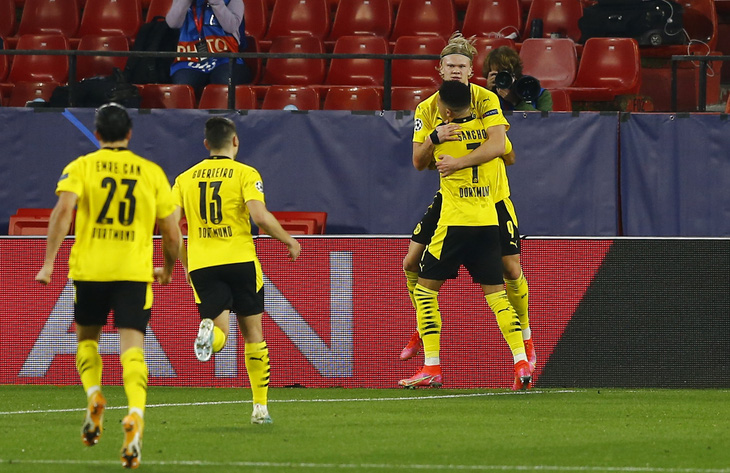 Haaland lập cú đúp, Dortmund thắng ngược Sevilla tại Tây Ban Nha - Ảnh 3.