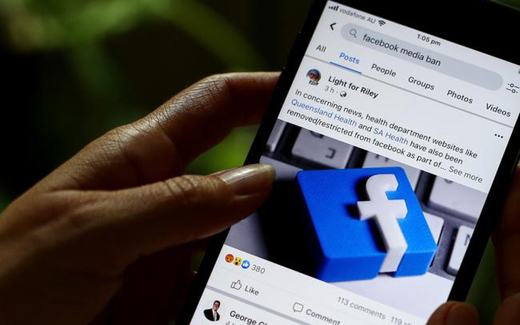 Chuyên gia Úc phản đối Facebook hạn chế chia sẻ nội dung tin tức báo chí