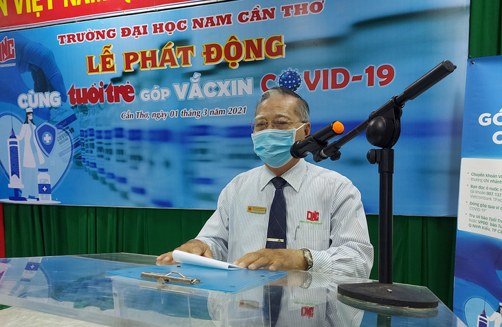 Thầy trò Đại học Nam Cần Thơ tham gia góp vắc xin COVID-19 - Ảnh 2.