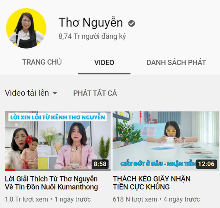 YouTuber Thơ Nguyễn đã nộp khoảng 2 tỉ tiền thuế trong ba năm, tiếp tục rà soát - Ảnh 1.