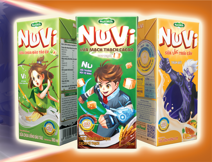 NutiMilk tăng tốc với NuVi - nhãn hiệu dành riêng trẻ em - Ảnh 1.
