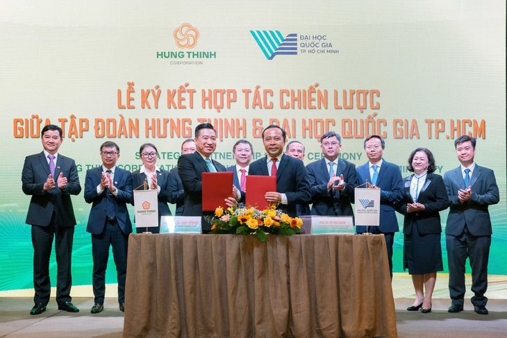 Tập đoàn Hưng Thịnh và Đại học Quốc gia TP.HCM ký kết hợp tác chiến lược - Ảnh 1.