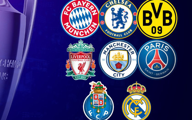 Bóng đá Anh áp đảo vòng tứ kết Champions League