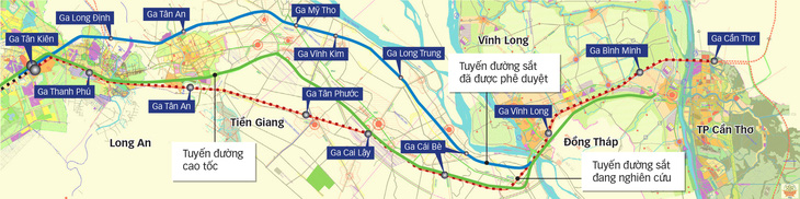 Diện mạo mới tuyến đường sắt TP.HCM - Cần Thơ - Ảnh 1.