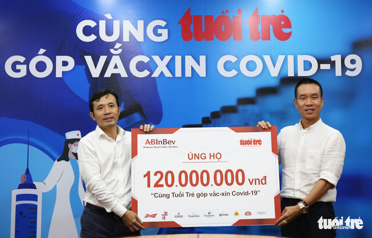 Công ty AB InBev ủng hộ 120 triệu đồng Cùng Tuổi Trẻ góp vắc xin COVID-19 - Ảnh 3.