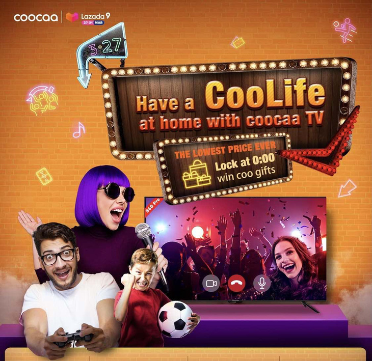 Cơ hội sở hữu TV Coocaa giá ưu đãi trên Lazada - Ảnh 1.