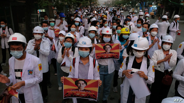 Phong trào phản đối đảo chính Myanmar được đề cử Nobel Hòa bình - Ảnh 1.