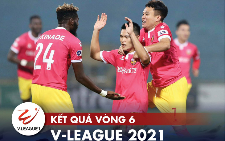 Kết quả V-League 2021: CLB Hà Nội rớt khỏi top 3