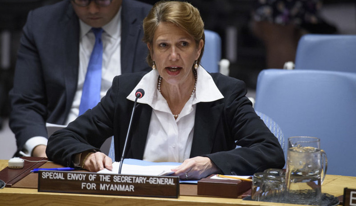 Đặc sứ Liên Hiệp Quốc kêu gọi giữ kết quả bầu cử ở Myanmar - Ảnh 1.