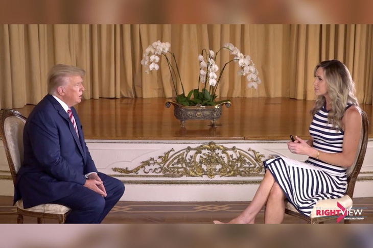 Facebook xóa video ông Trump trả lời phỏng vấn đăng trên tài khoản con dâu - Ảnh 1.