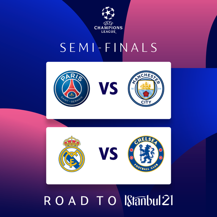 Hai cặp đấu bán kết Champions League hấp dẫn bậc nhất lịch sử - Ảnh 1.