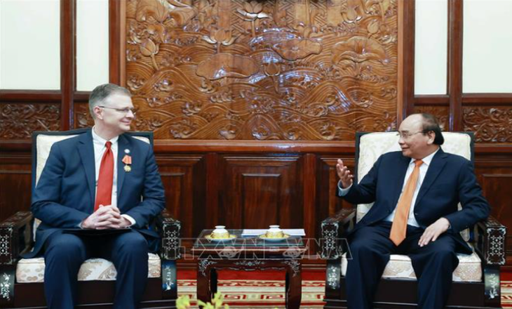Chủ tịch nước Nguyễn Xuân Phúc nhận thư chúc mừng của Tổng thống Joe Biden - Ảnh 1.