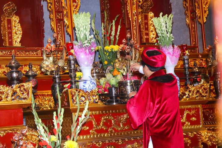Lần đầu tổ chức lễ dâng hương tại đền thờ Vua Hùng Cần Thơ - Ảnh 1.