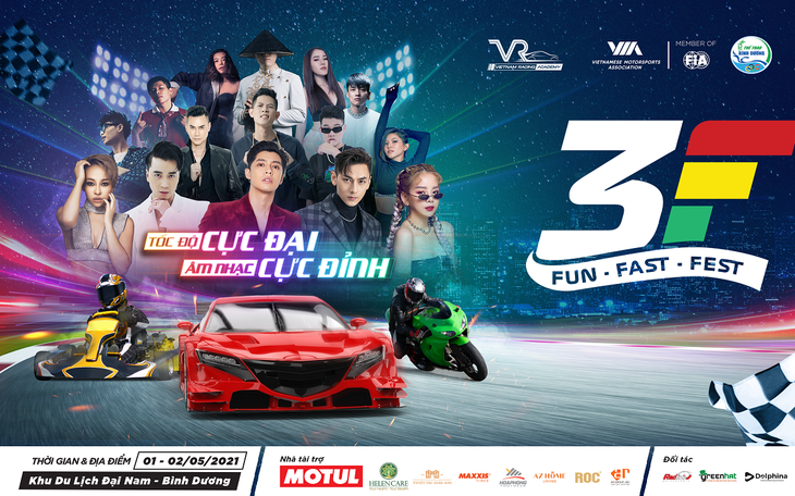 Sắp có Đại lễ hội 3F - đua xe và giải trí tại Việt Nam