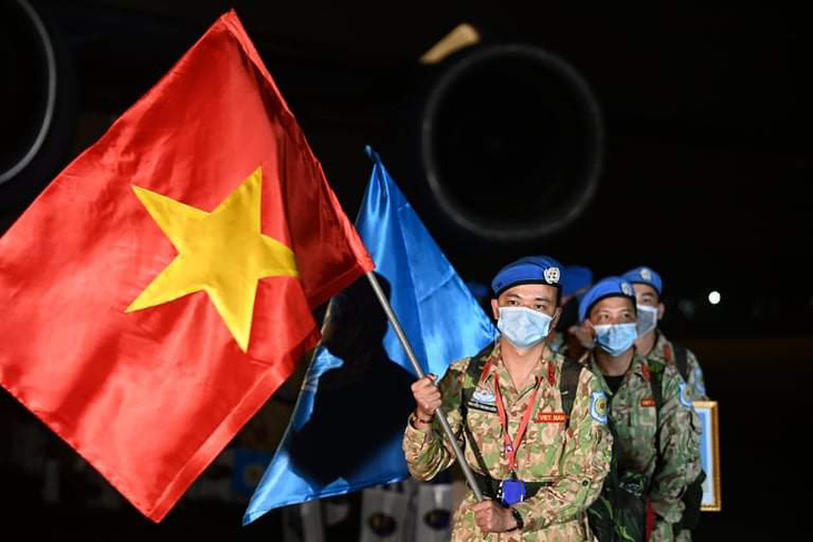 Đoàn quân mũ nồi xanh của Việt Nam từ Nam Sudan đã trở về - Ảnh 1.
