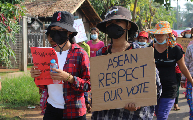 Phe đối lập ở Myanmar: Đồng thuận về Myanmar của ASEAN là tin 