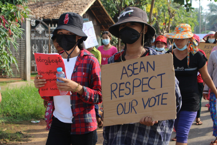 Phe đối lập ở Myanmar: Đồng thuận về Myanmar của ASEAN là tin đáng khích lệ - Ảnh 1.