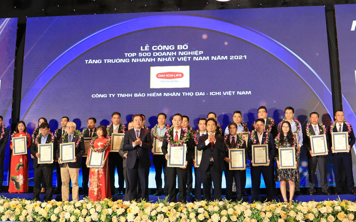 Dai-ichi Life Việt Nam vào top 500 doanh nghiệp tăng trưởng nhanh nhất Việt Nam