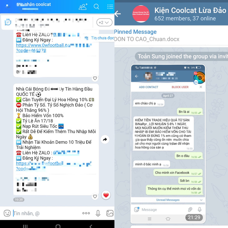 Nạn nhân Coolcat, đã mất trăm tỉ còn bị dụ chơi forex, đánh bài online... gỡ lỗ - Ảnh 2.