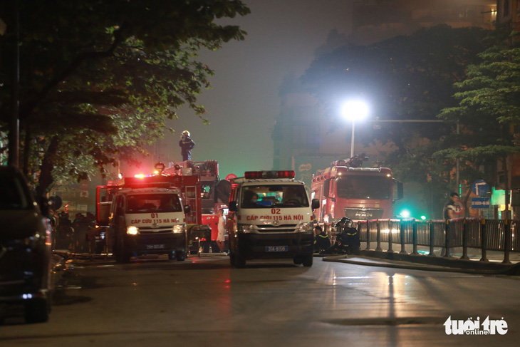 Vụ cháy cửa hàng làm 4 người chết ở Hà Nội: Bước đầu xác định do chập điện - Ảnh 1.