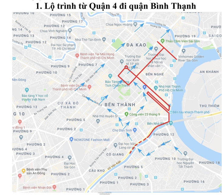 Điều chỉnh giao thông khu vực trung tâm TP.HCM cho giải marathon quốc tế - Ảnh 1.