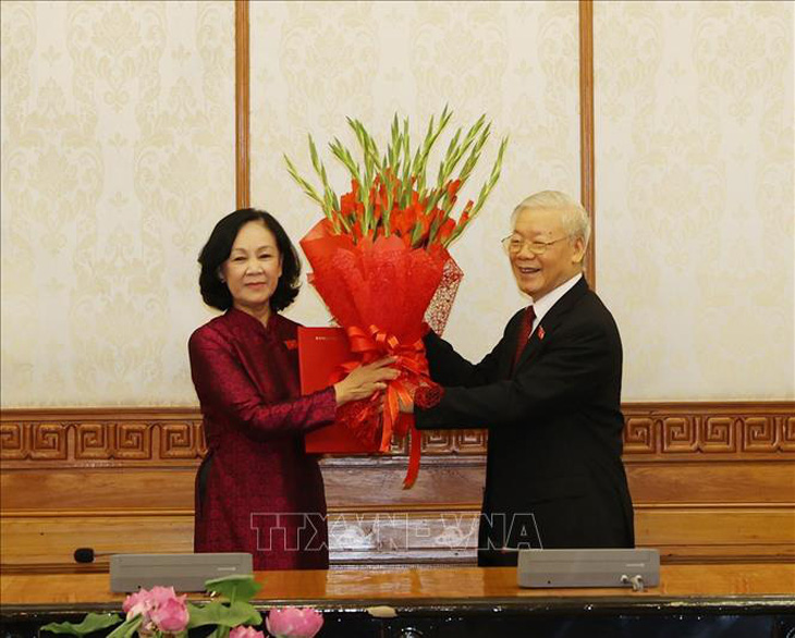 Bà Trương Thị Mai làm Trưởng Ban Tổ chức Trung ương - Ảnh 1.