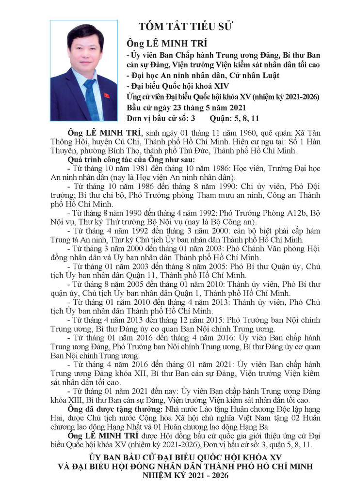 Danh sách 50 ứng cử viên ĐBQH khóa XV tại TP.HCM - Ảnh 29.