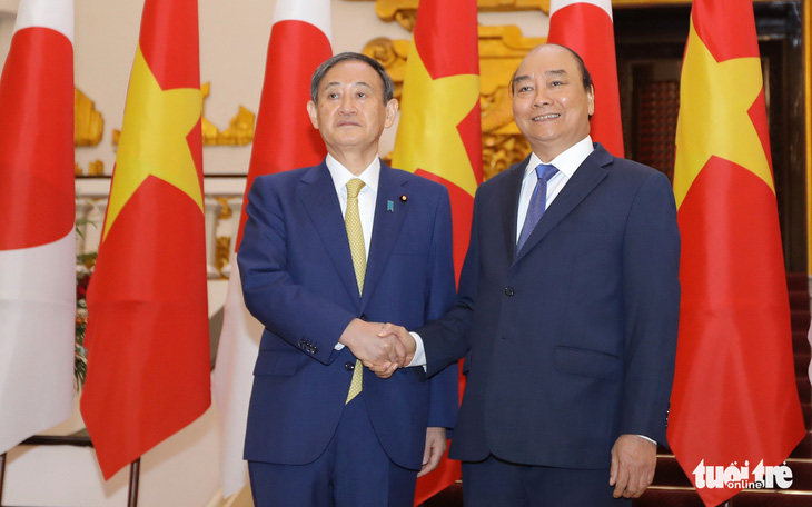 Chủ tịch Nguyễn Xuân Phúc điện đàm với Thủ tướng Nhật Bản Suga Yoshihide