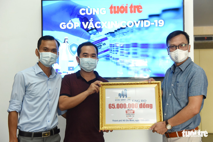 Góp tiền, góp khẩu trang để phòng dịch COVID-19 - Ảnh 1.