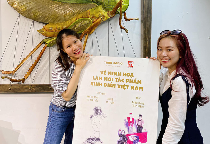 2 cô gái 9X của Trạm Radio góp gió cho văn học Việt - Ảnh 1.