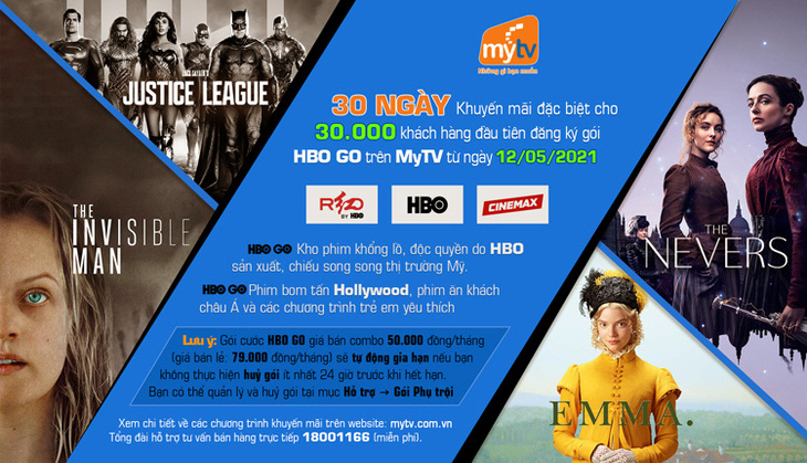 Ra mắt gói HBO GO, truyền hình MyTV tung khuyến mãi hấp dẫn cho khách hàng - Ảnh 1.