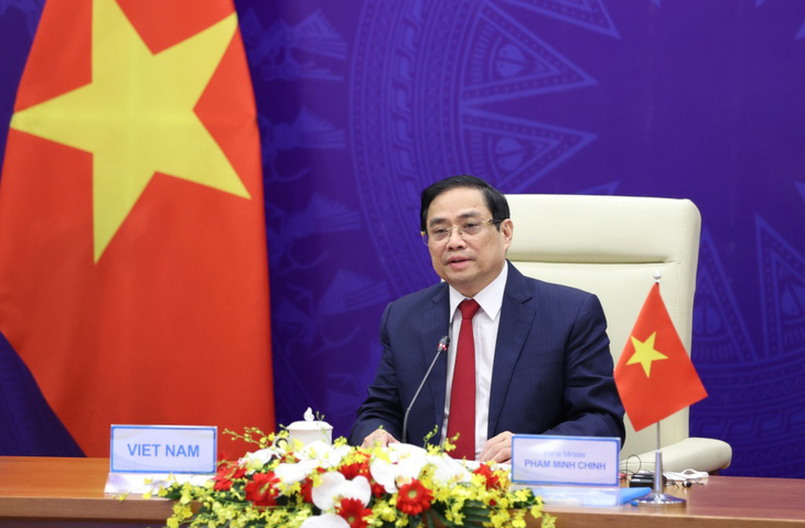 Thủ tướng Phạm Minh Chính đề cập Biển Đông, COVID-19 tại hội nghị ‘Tương lai châu Á - Ảnh 1.