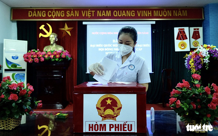 Bầu cử đặc biệt ở Bệnh viện dã chiến số 1 Bắc Ninh