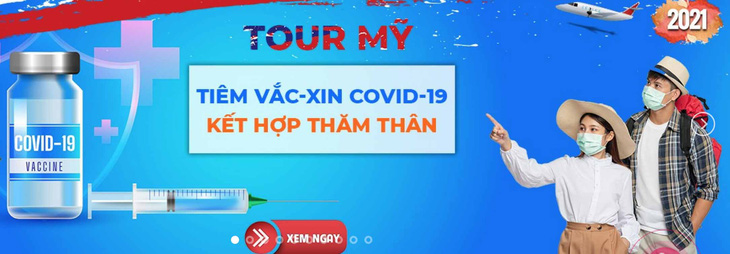 Khách hàng hào hứng tour đi Mỹ tiêm vắc xin COVID-19, nhưng lo đường về - Ảnh 1.